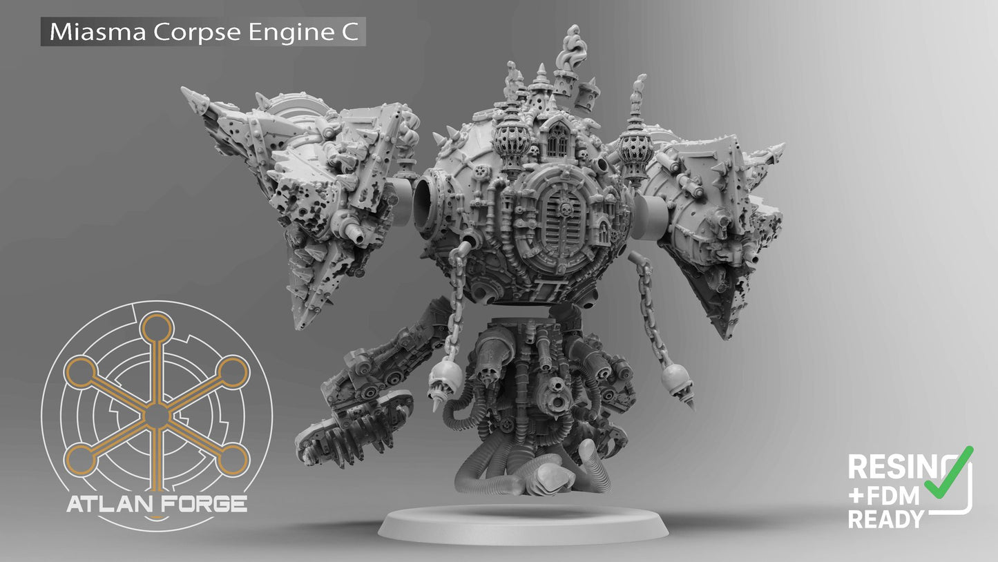 Miasma Corpse Engines - 32mm Resin Miniatures Squad — additional view