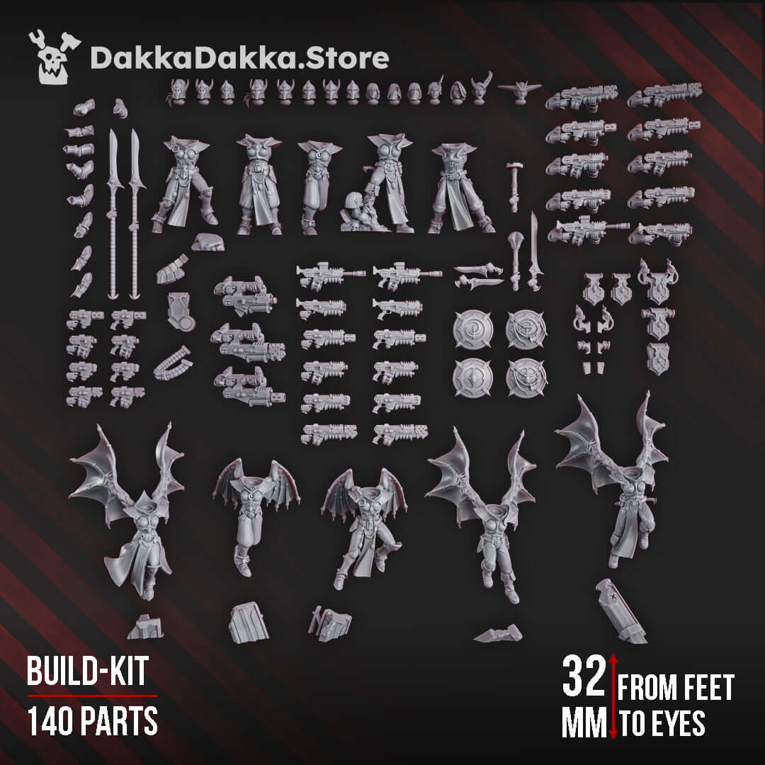 Gomorrah Idolaters Build Kit - Sci-Fi Wargaming Miniatures