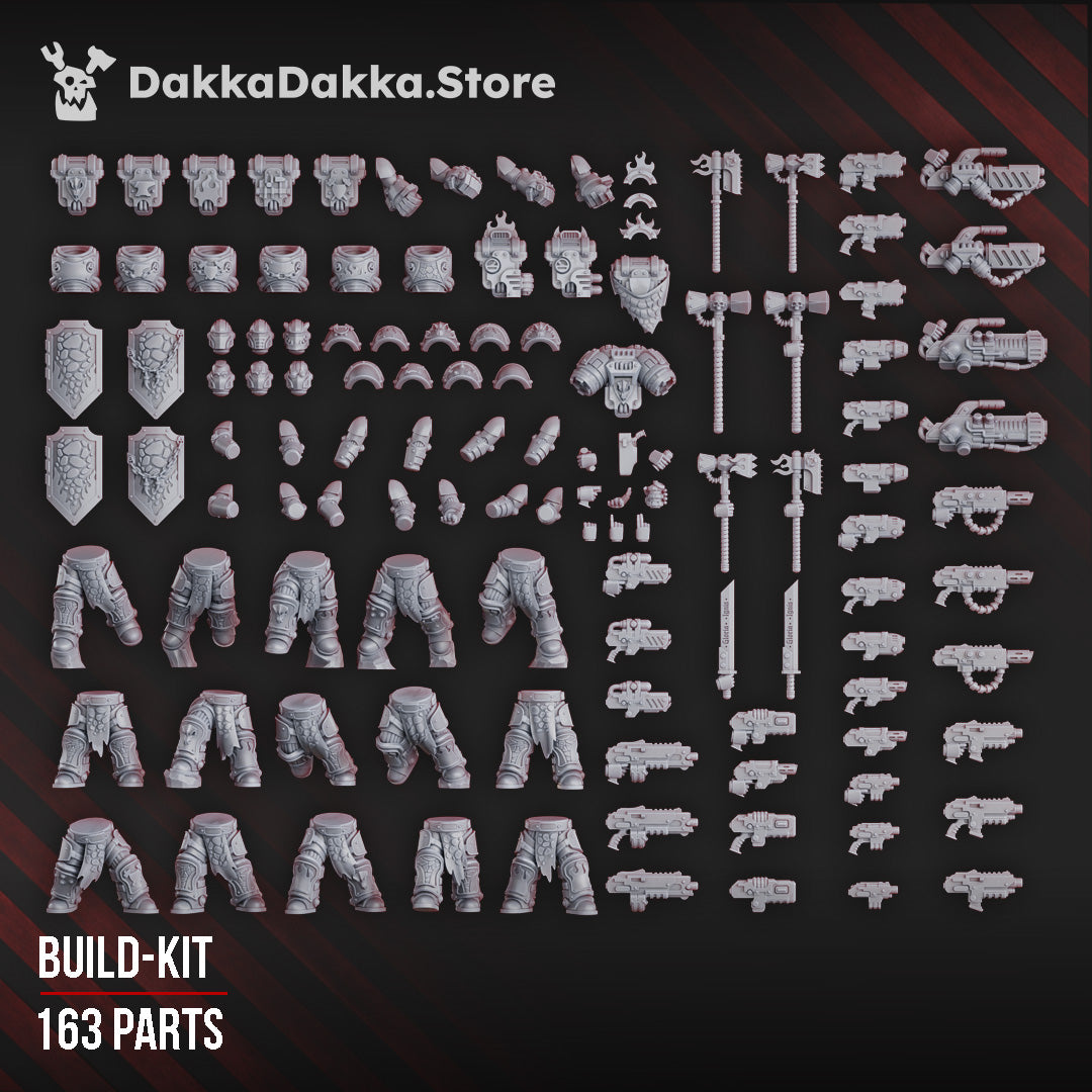 Ignisaurus Clan Build Kit - Sci-Fi Wargaming Miniature