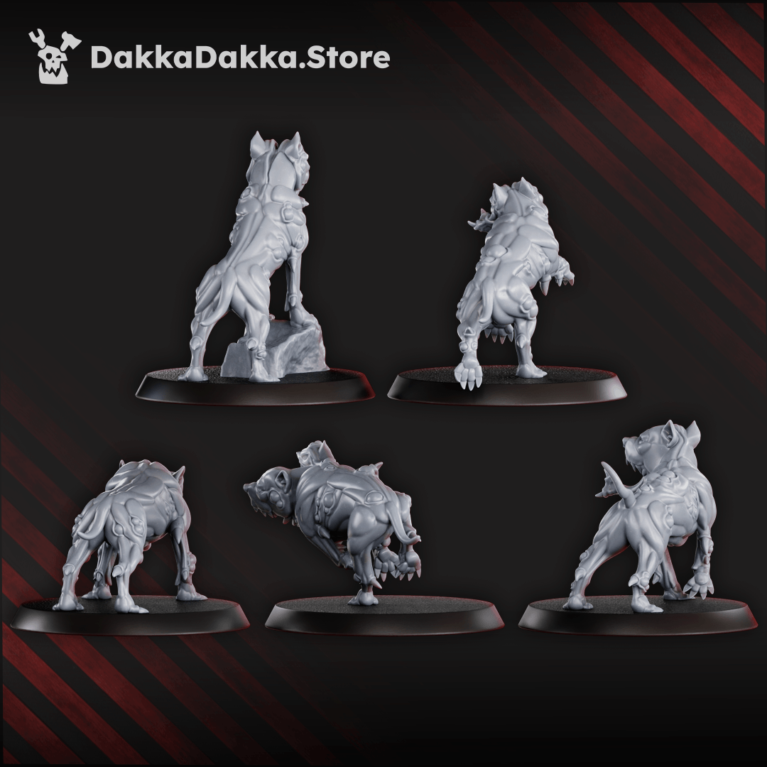 Diseased Sporeterrier Pack corrupted split-jaw plague hounds