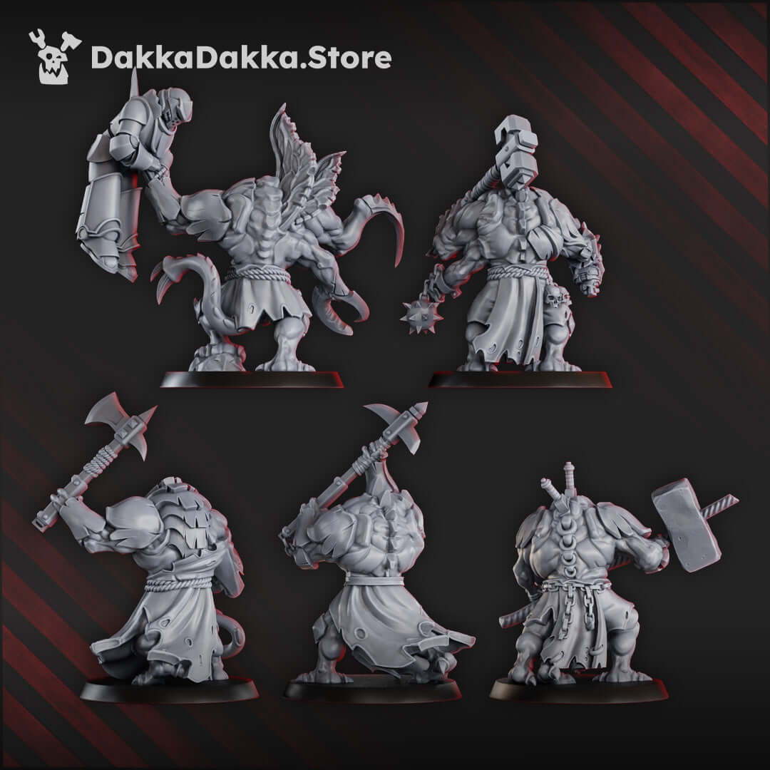 Amalgamants of The Cosmic Harvester - 32mm sci-fi wargaming miniatures, versatile and durable models for tabletop games.