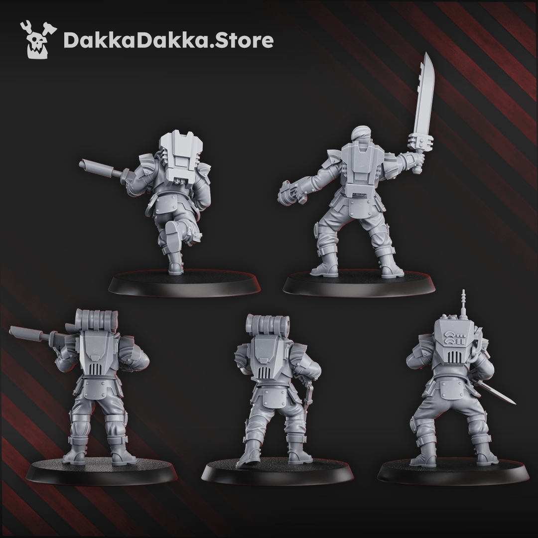Phaeton Guard Special Forces Build Kit grimdark infantry squad