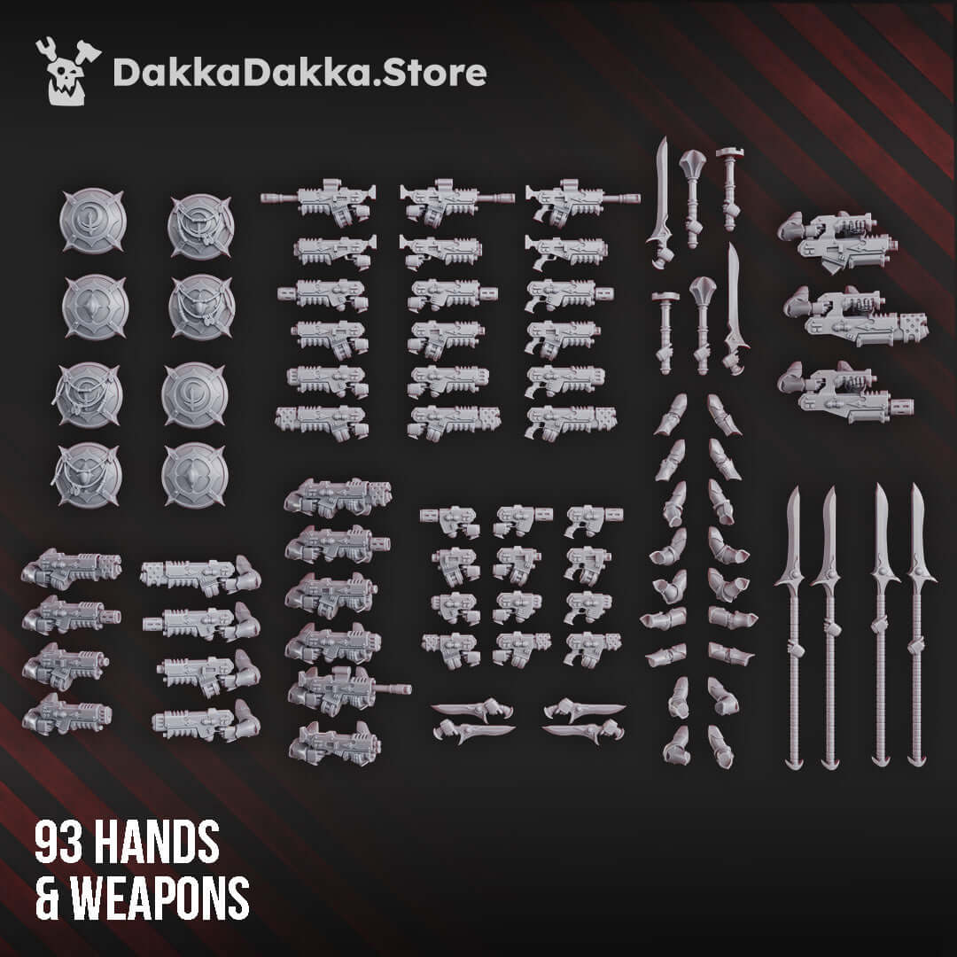 Gomorrah Idolaters Build Kit - Sci-Fi Wargaming Miniatures