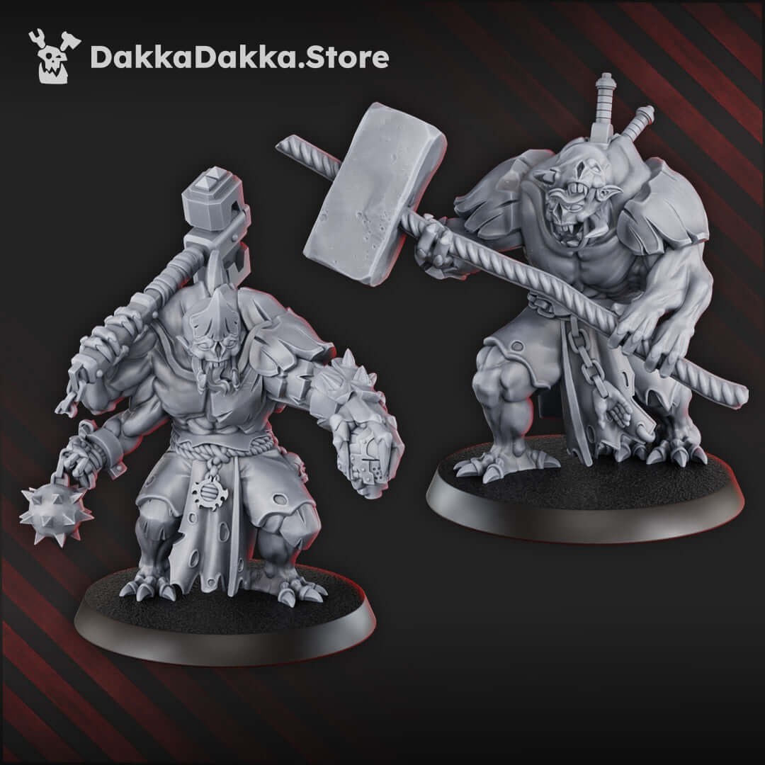 Amalgamants of The Cosmic Harvester: sci-fi wargaming miniatures with unique weapons, 32mm scale, durable resin models.