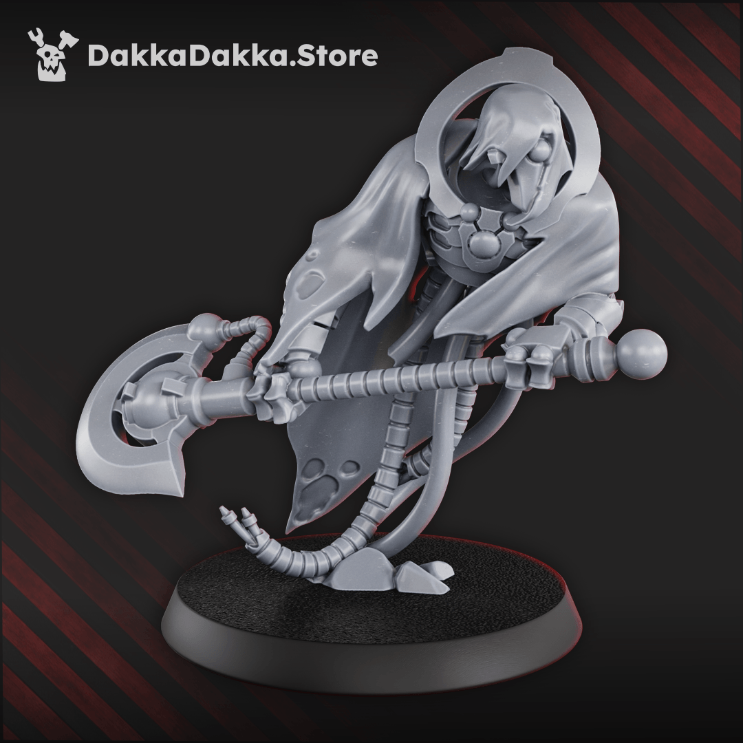 Necrotek Iron Executioners Squad necrotek axe constructs resin miniatures
