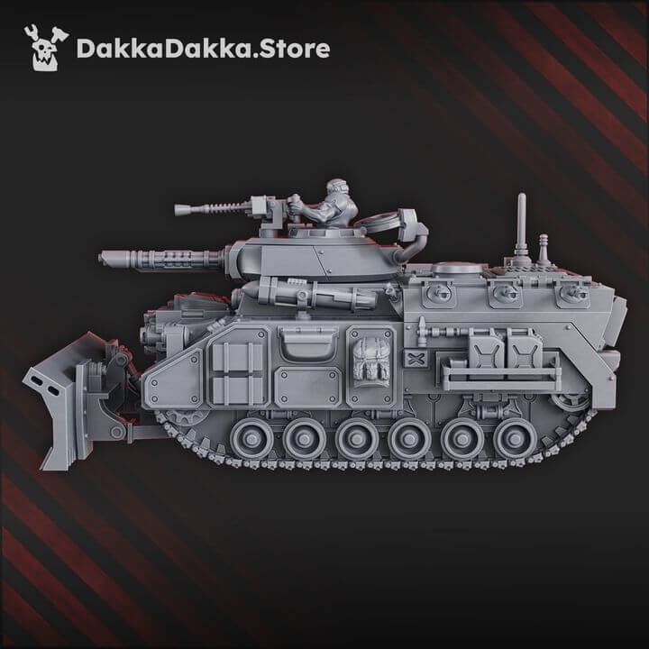 Infantry Fighting Vehicle CMR-31 miniature for sci-fi wargaming, featuring turret options and durable resin detail.