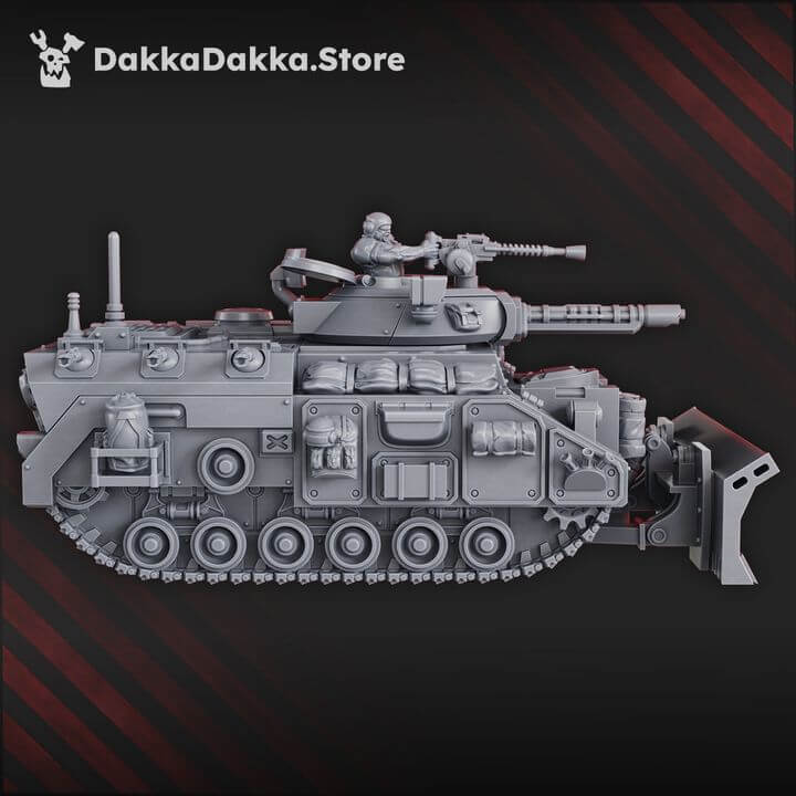 Infantry Fighting Vehicle CMR-31 by DakkaDakka, designed for sci-fi wargaming with detailed turret options.
