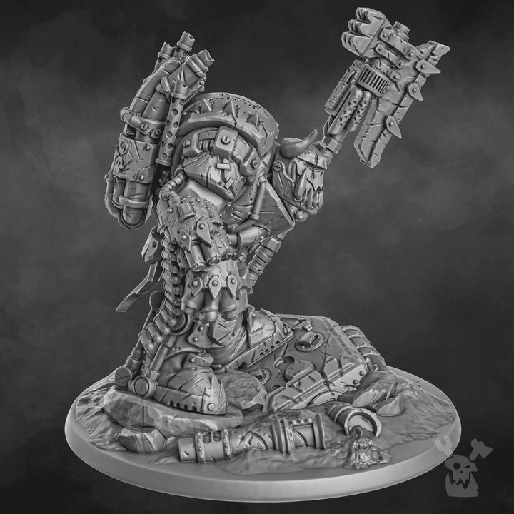 BullWar Boss - DakkaDakka, Sci-Fi Wargaming Miniatures, 32mm Scale