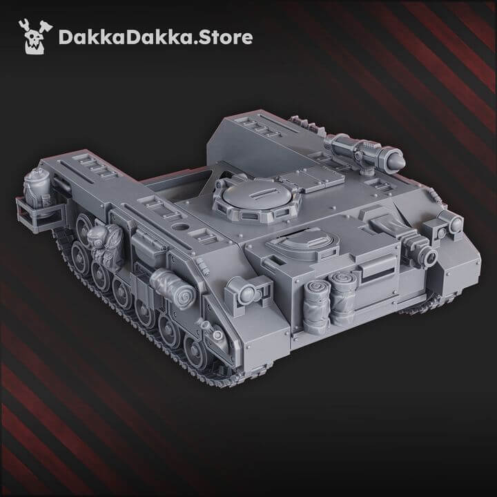 Infantry Fighting Vehicle CMR-31 miniature by DakkaDakka, designed for sci-fi wargaming with turret options.