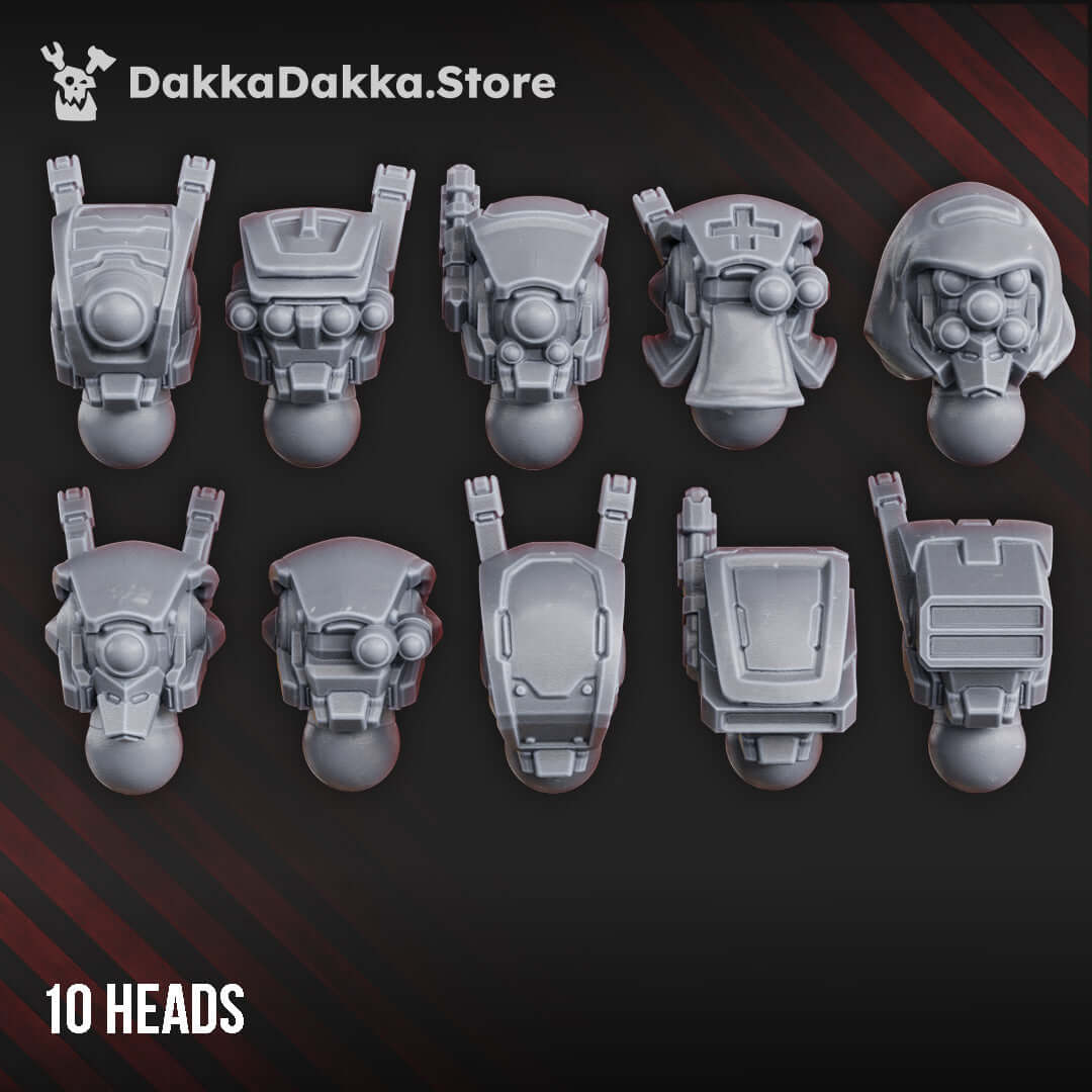 Sci-Fi Fire Warrior miniatures build kit with 78 parts, featuring customizable figures and weapons, 28mm height.