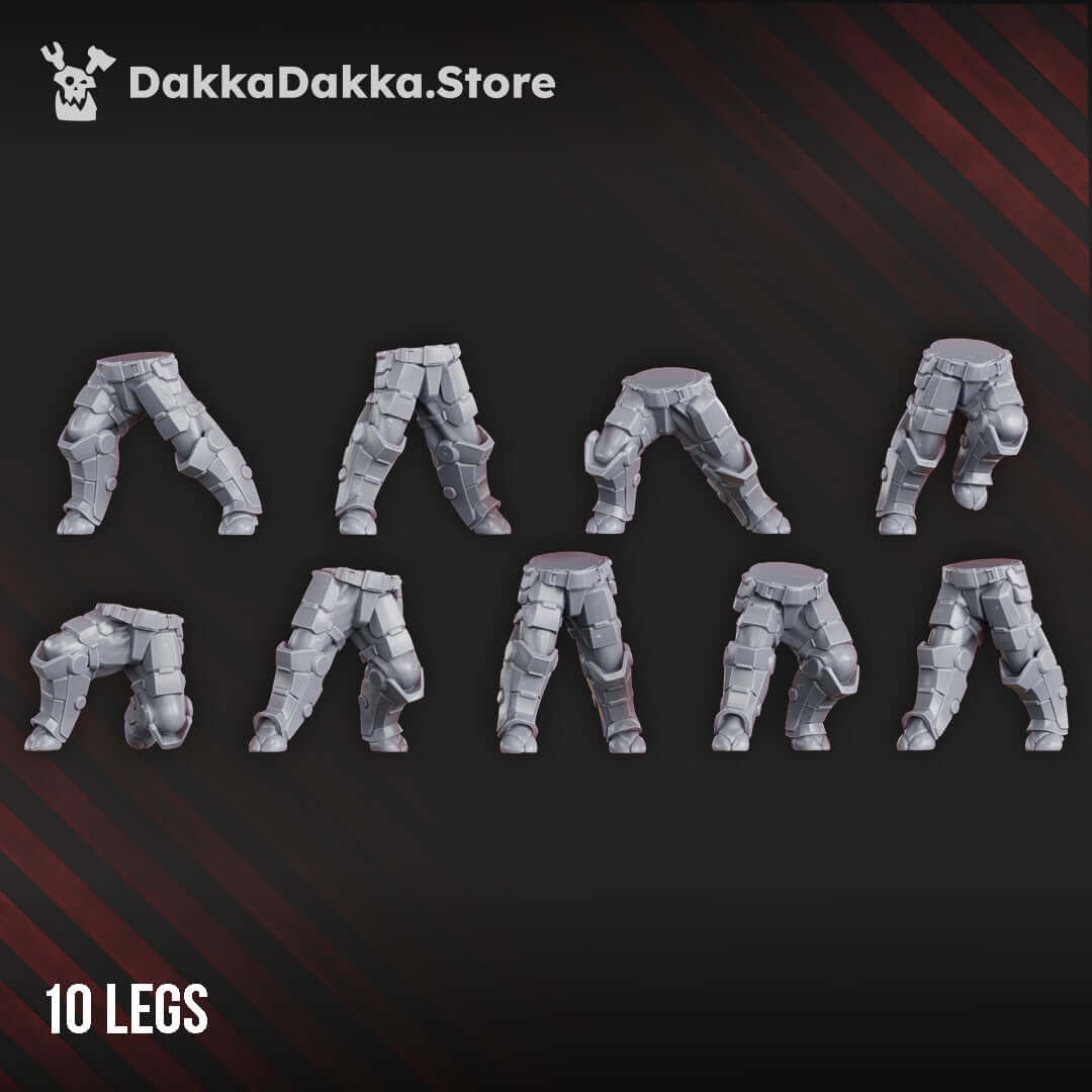 Sci-Fi Fire Squad Miniatures, 65 parts build kit with customizable sci-fi soldiers and advanced weaponry.