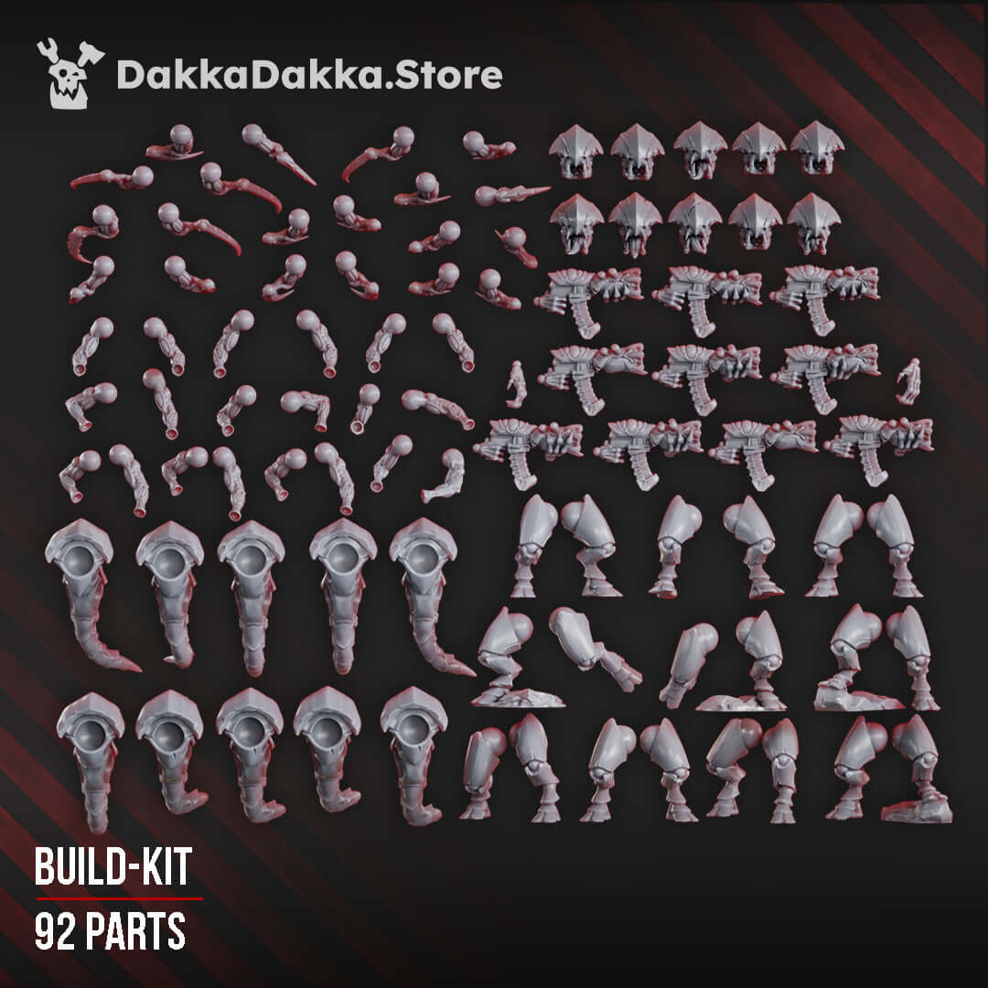 Locust Guards of The Great Harvest - Sci-Fi Wargaming Miniatures, 32mm Scale