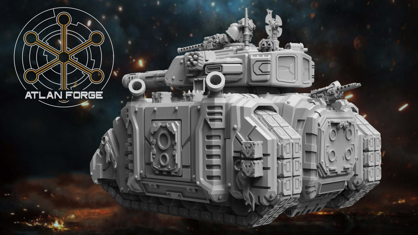 Sci-Fi Heavy Tank – Deinotherium Heavy Tank model with detailed armored design and turret.