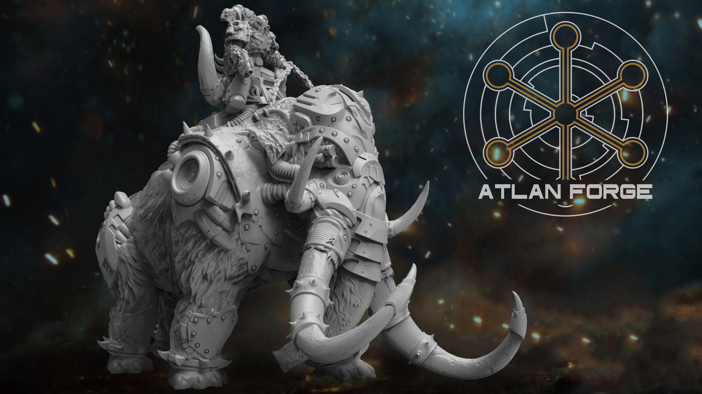 Cybernetic War Mammoth - Sci-Fi Wargaming Miniature