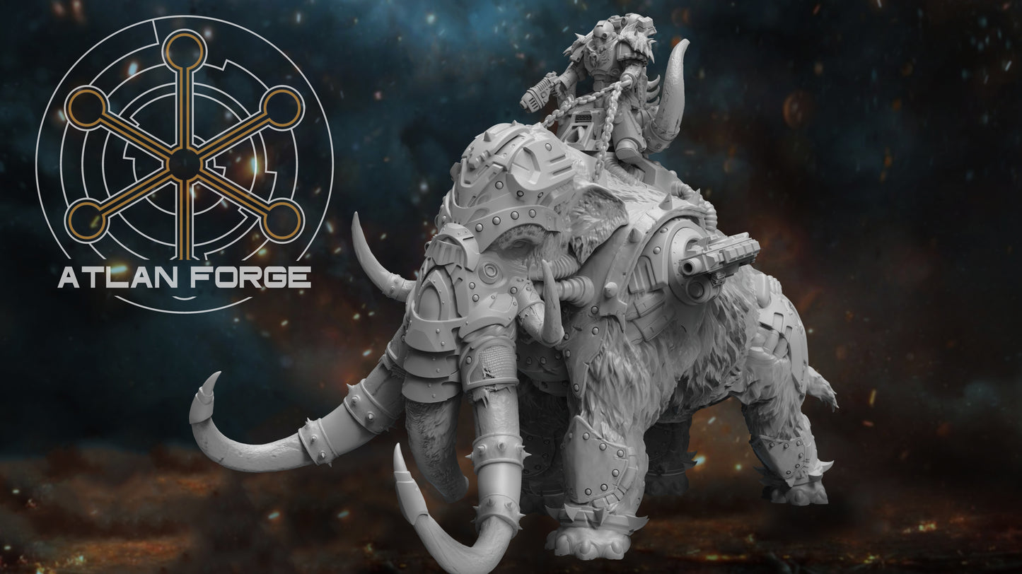 Cybernetic War Mammoth - Sci-Fi Wargaming Miniature