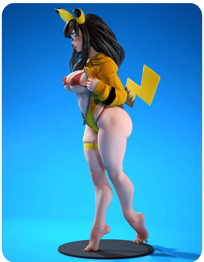 Pikamour - Waifumon, Pin Up Figurine, 1/6 Scale Collectable