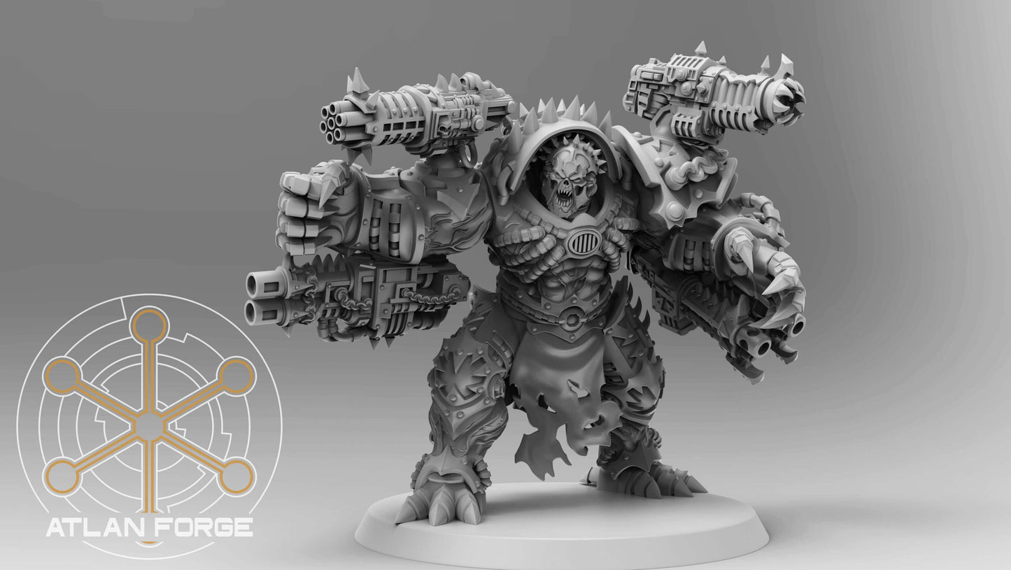 Hades Warbrutes heavily armoured brute squad with heavy weapons