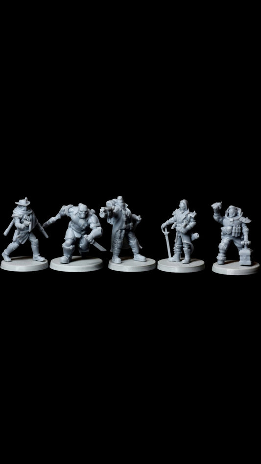 Five Mercs Ready for the Underhive