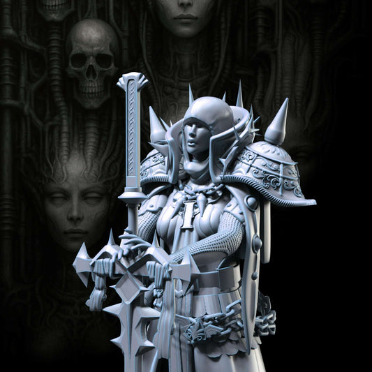 Sephazra figurine, 75mm sci-fi fantasy model from Broken Sword Miniatures, detailed with custom base.