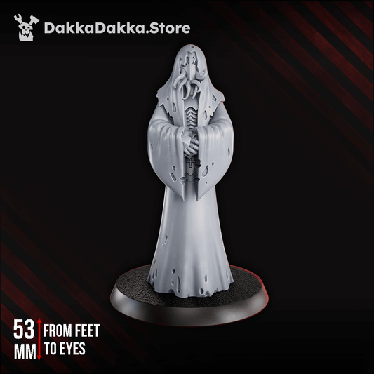 Trench Crusade Style Tet’o Kr’lieh Matriarch Servant robed cult attendant miniature