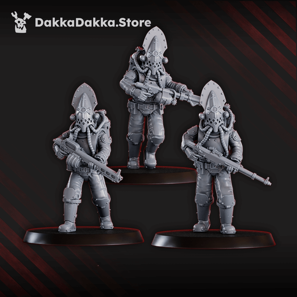 Trench Crusade Style Tet'o Kr'lieh Idolators Squad 10 resin miniatures