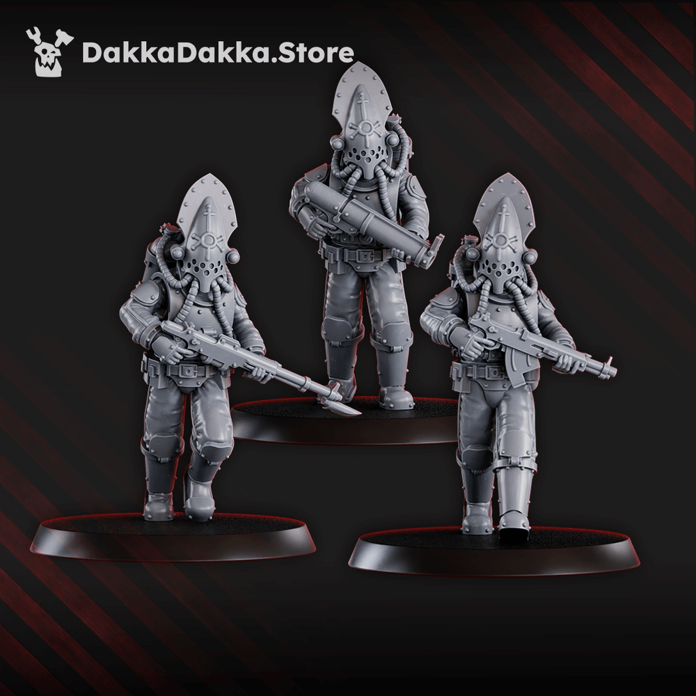 Trench Crusade Style Tet'o Kr'lieh Idolators Squad 10 resin miniatures