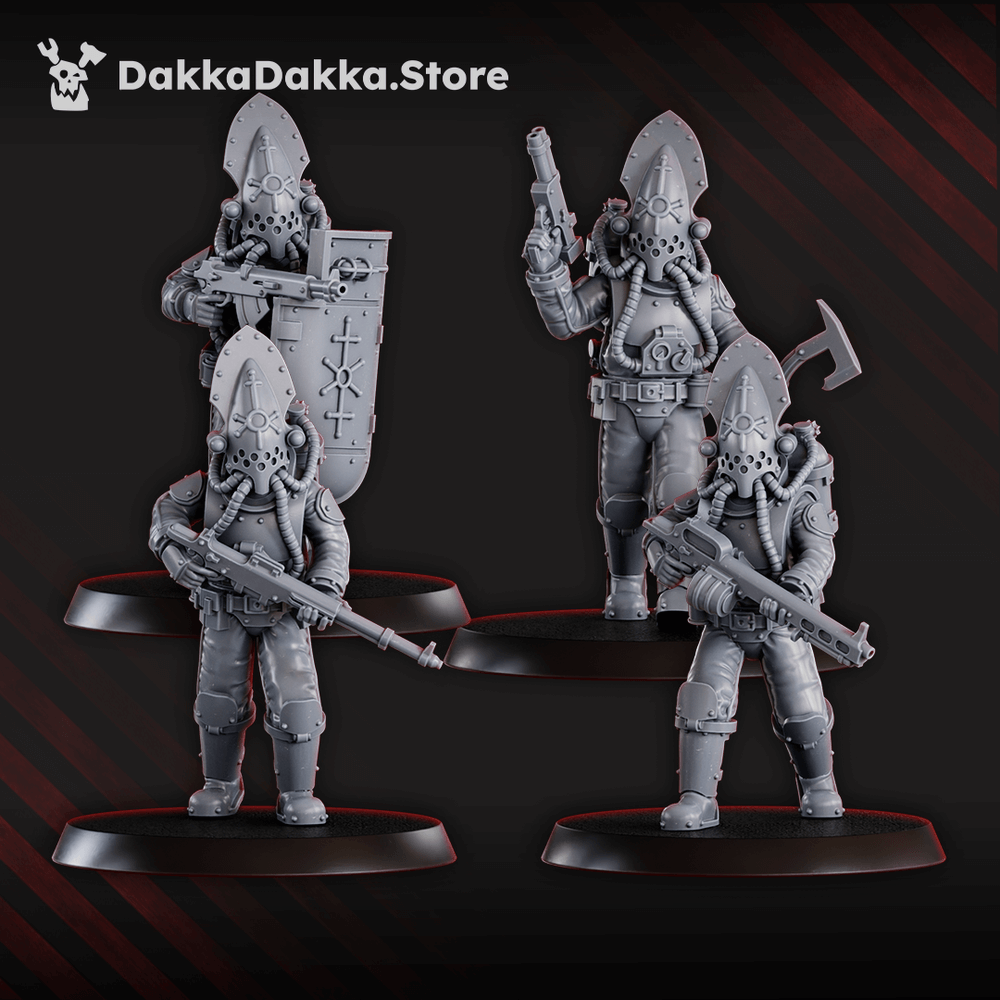 Trench Crusade Style Tet'o Kr'lieh Idolators Squad 10 resin miniatures