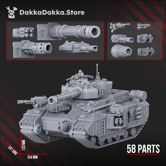 Superheavy Tank -Smilodon- S-9 heavily armoured siege vehicle
