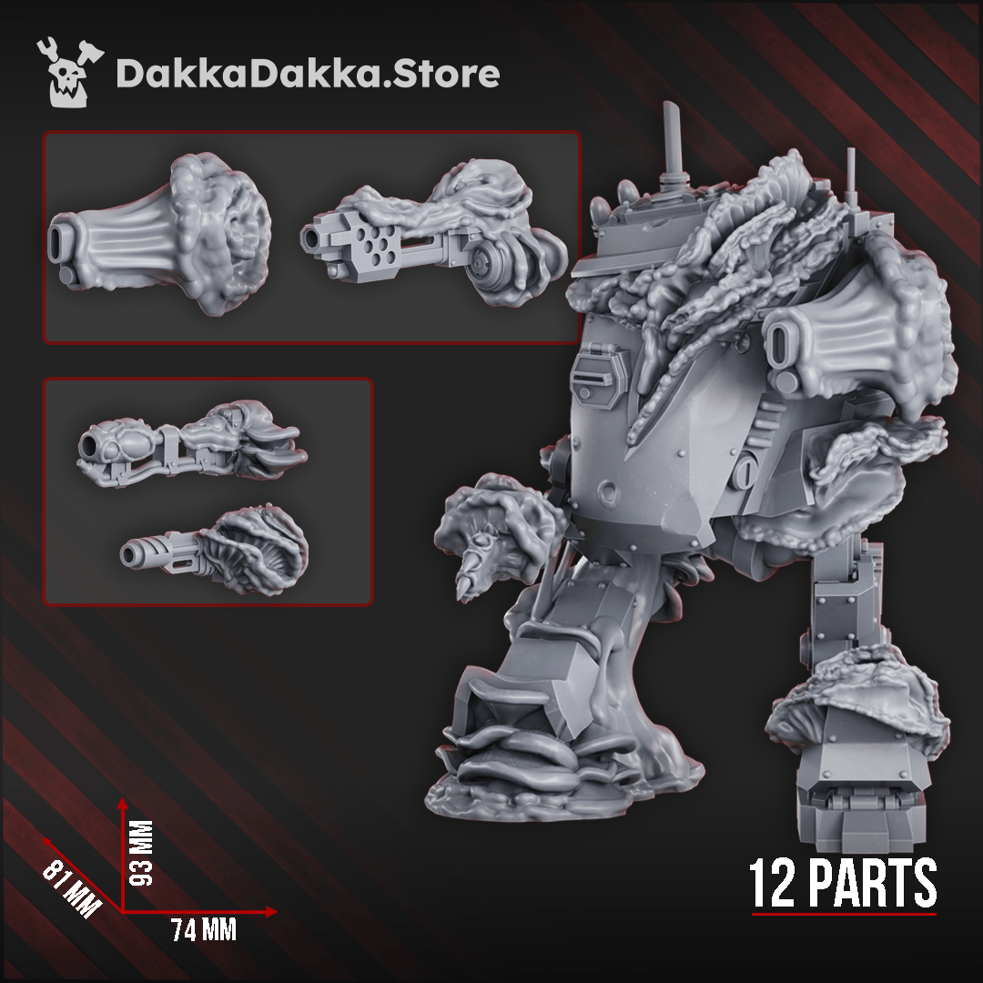 Diseased Vehicle - Contaminated Breacher Suit corrupted walker with heavy weapons