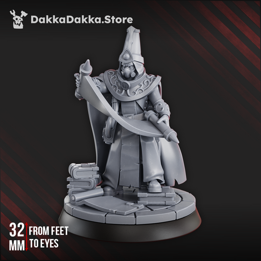 Gothic Sci-Fi Space Elf Warriors – Voidway Oracle Miniature