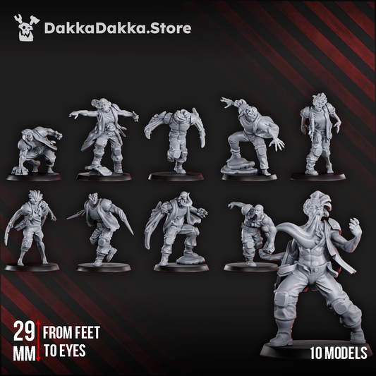Diseased | Spore Sprinter Mutant Squad (10 Miniatures)