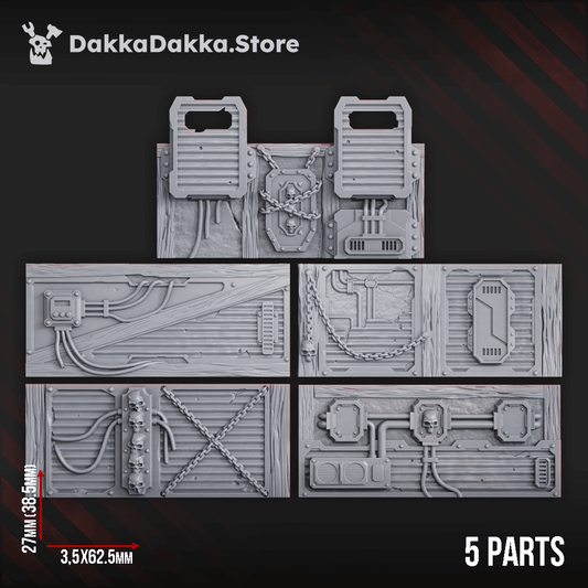 Tabletop Terrain Grimdark Mars Pattern Command Bunker di War Scenery per Wargames e giochi di ruolo miniature da 28 mm 32 mm Tabletop Terrain Grimdark Mars Pattern Command Bunker di War Scenery per Wargames e giochi di ruolo miniature da 28 mm 32 mm