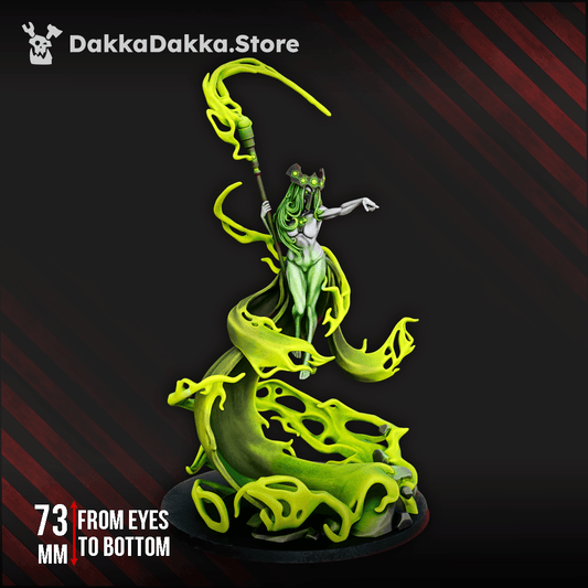 Shard of the Goddess floating energy-wreathed female entity miniature