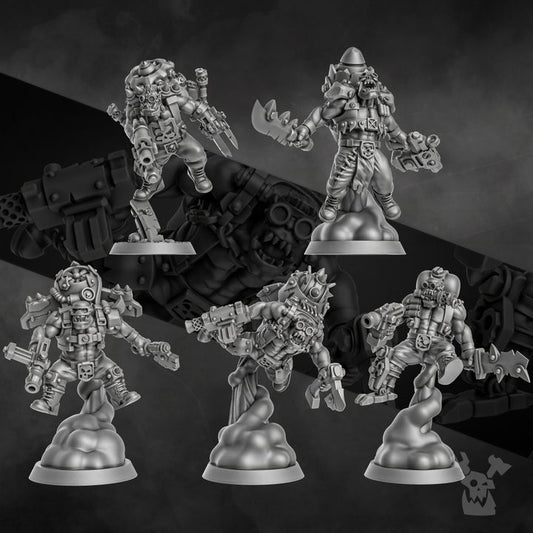 Thunderin Krew - Sci-Fi Wargaming Miniatures, 32mm Scale