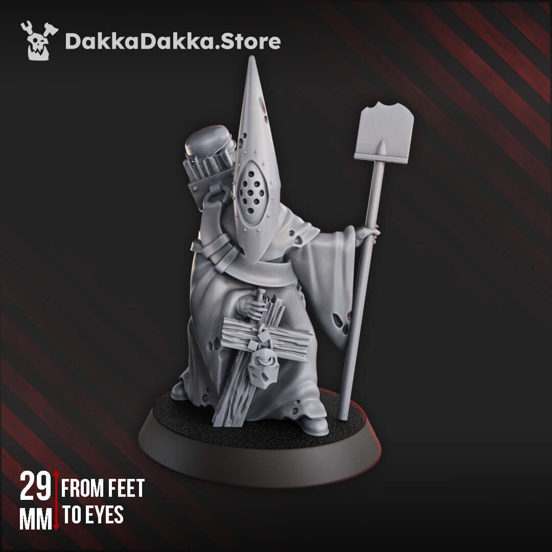Gravekeeper Grimdark Trench Warfare 29mm Resin Miniature included in the starter set