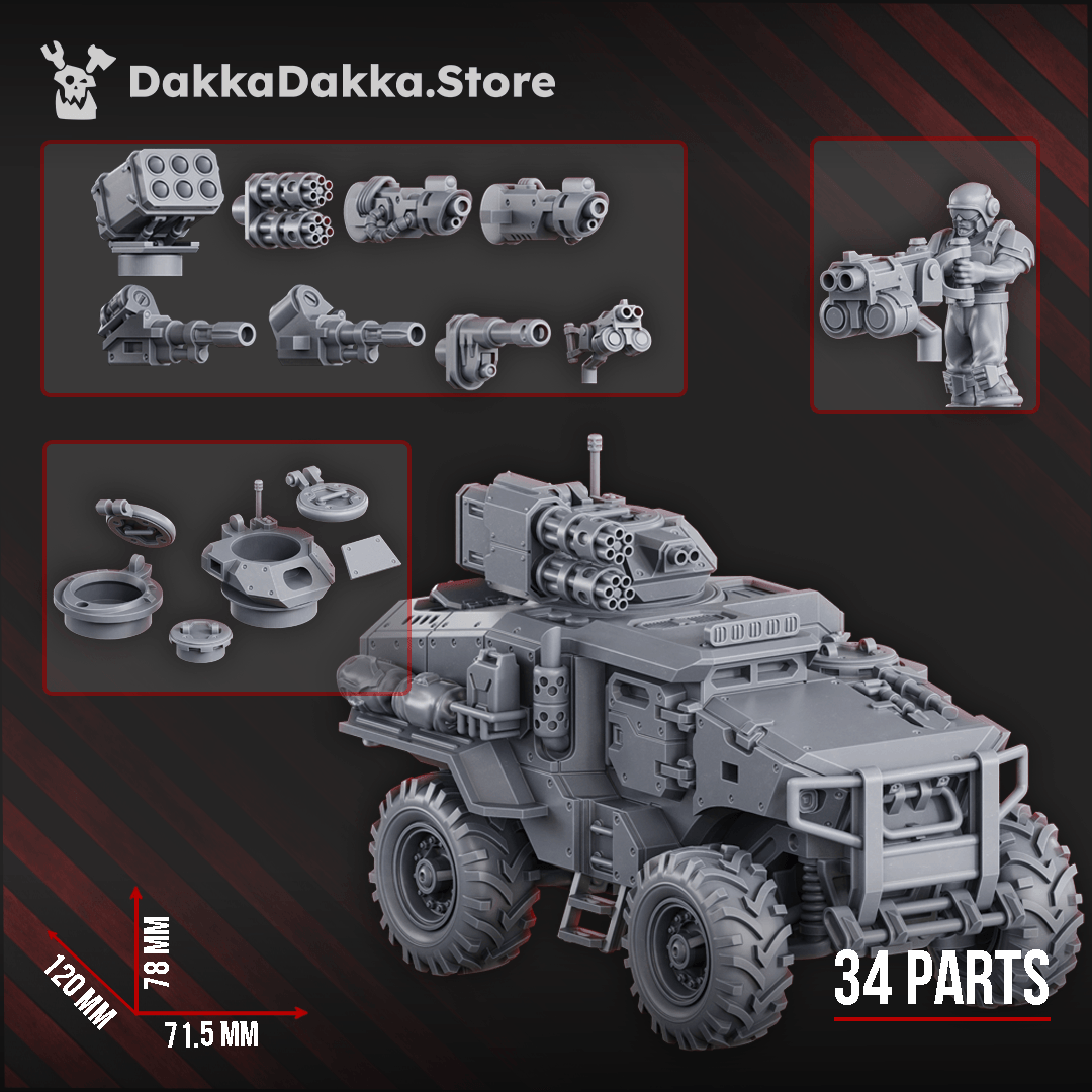 Infantry Fighting Vehicle Neofelis N-59 heavy sci-fi armoured transport with turret