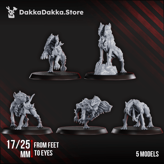 Diseased Sporeterrier Pack corrupted split-jaw plague hounds
