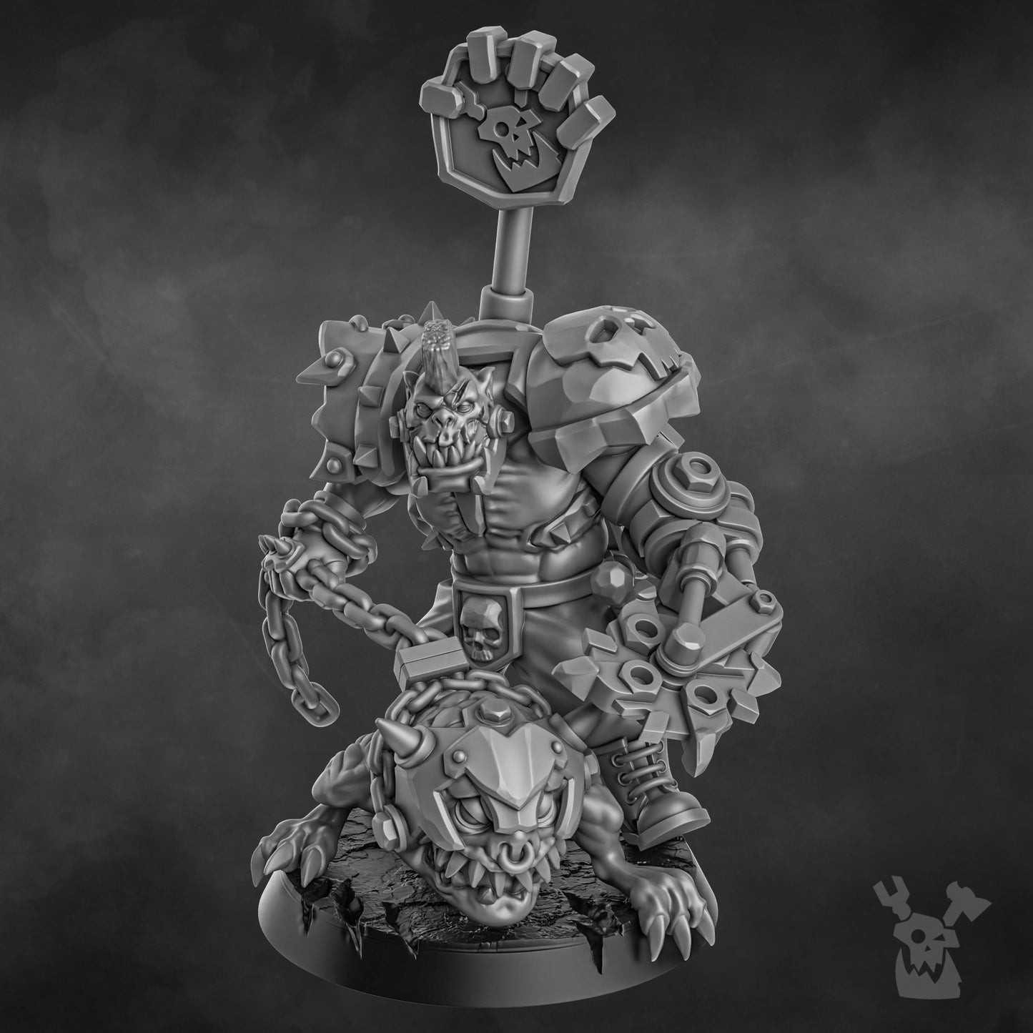 Zargok Da Hogmasta - by DakkaDakka, Sci-Fi Wargaming Miniatures, 32mm Scale