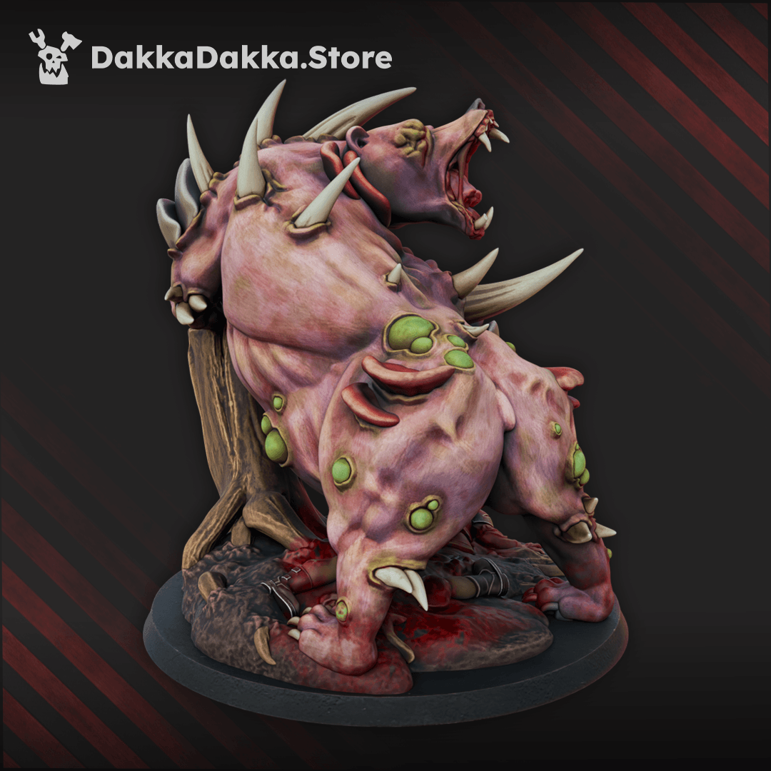 Diseased - The Sporefused Ursus model showcasing grotesque features and vibrant details.