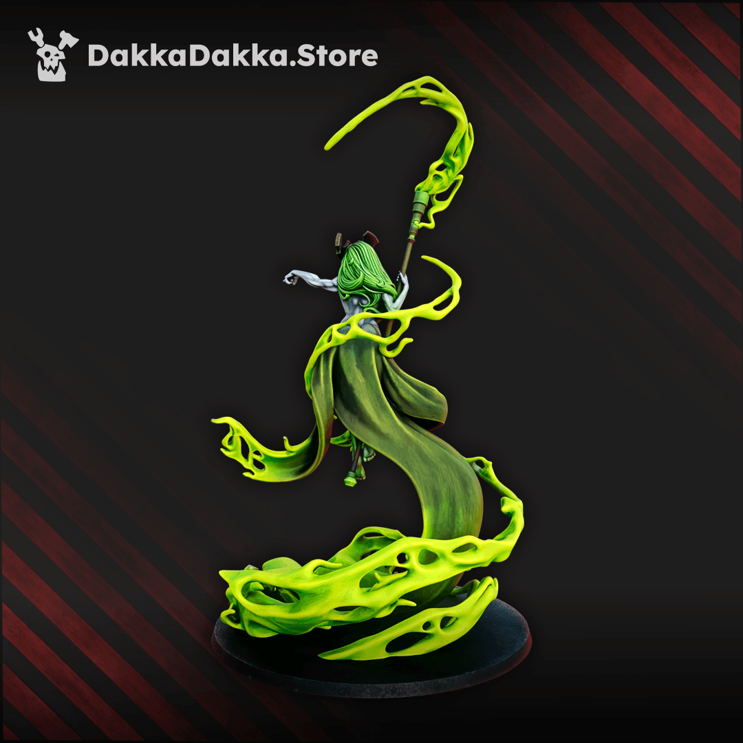Shard of the Goddess floating energy-wreathed female entity miniature