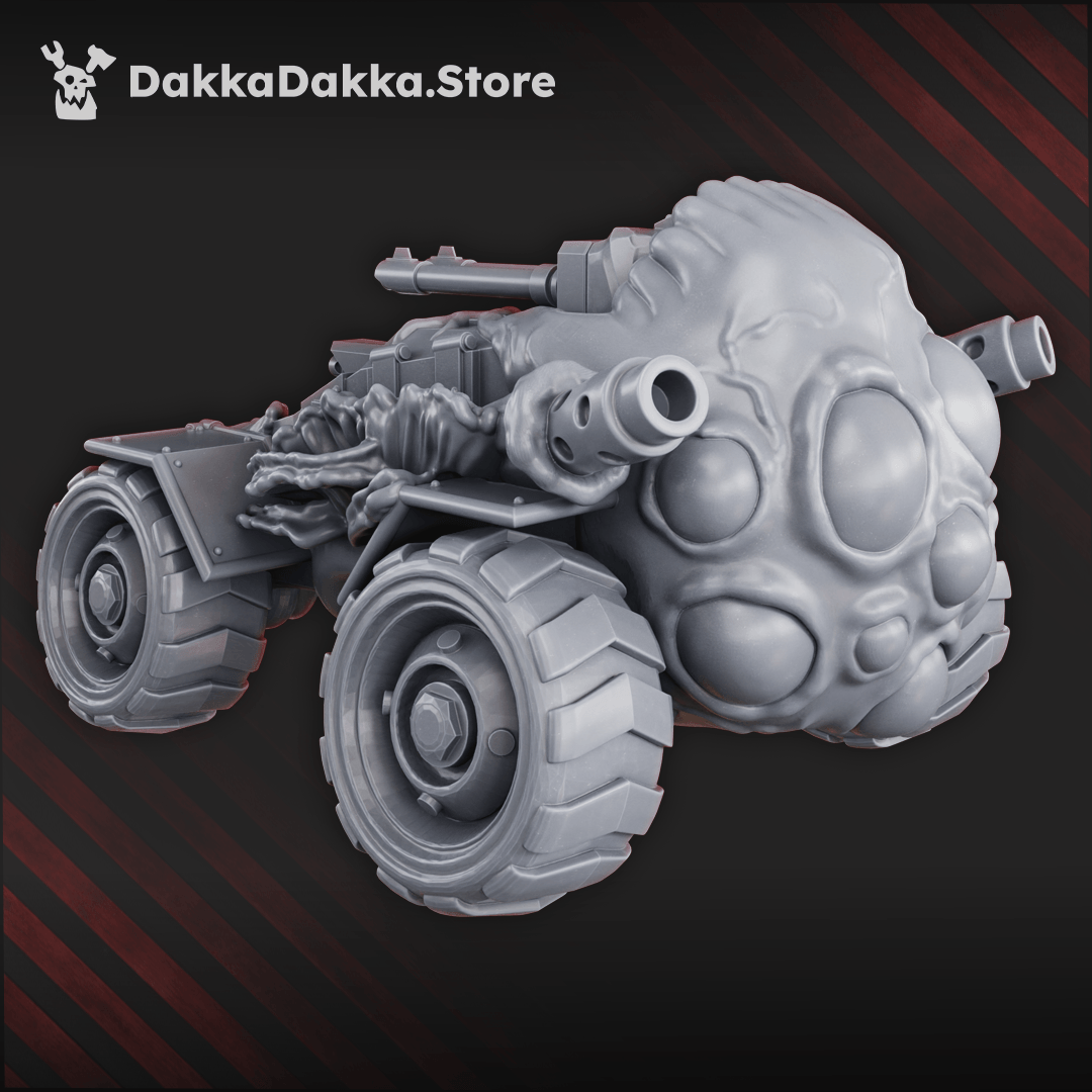 Diseased Contaminated Attack Buggy corrupted resin vehicle with heavy weapon system