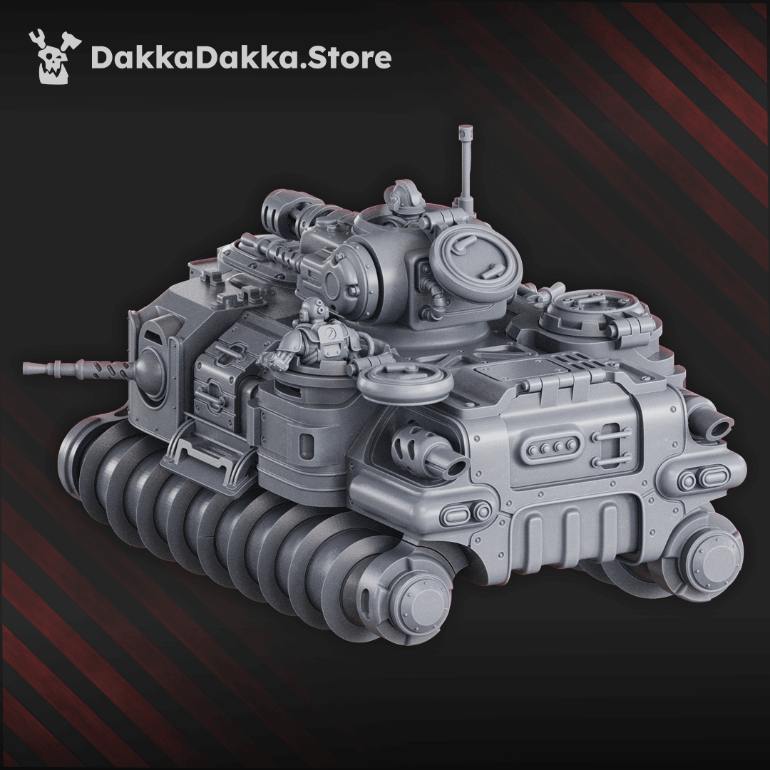 Sci-Fi Machine Cult Hovercraft Tank Solpuga D-10 resin grav tank with optional weapons and crew