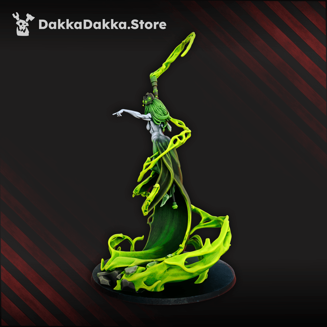 Shard of the Goddess floating energy-wreathed female entity miniature
