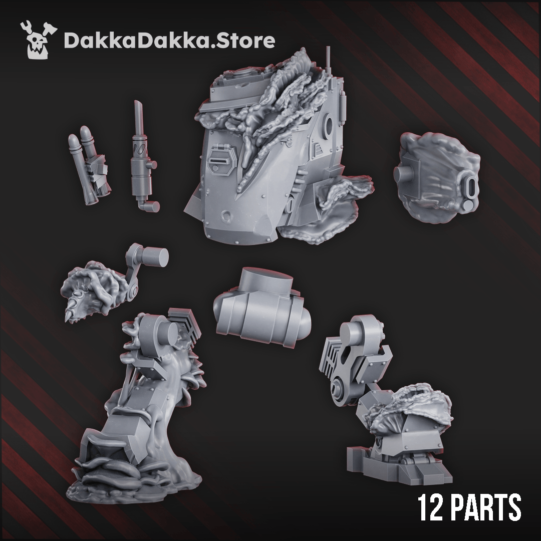 Diseased Vehicle - Contaminated Breacher Suit corrupted walker with heavy weapons