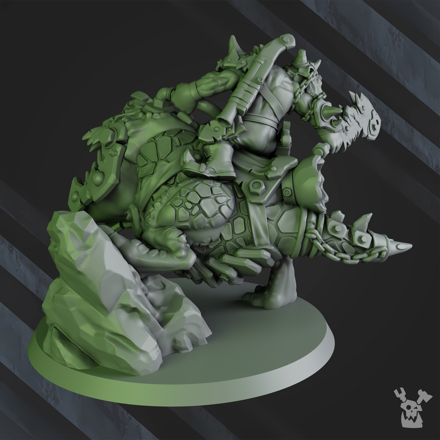 Arzott 'Da Toot on Supahog - Sci-Fi Wargaming Miniatures, 32mm Scale