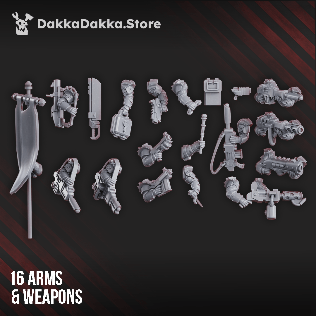 Phaeton Special Forces Masters Squad build kit multi-part sci-fi soldiers