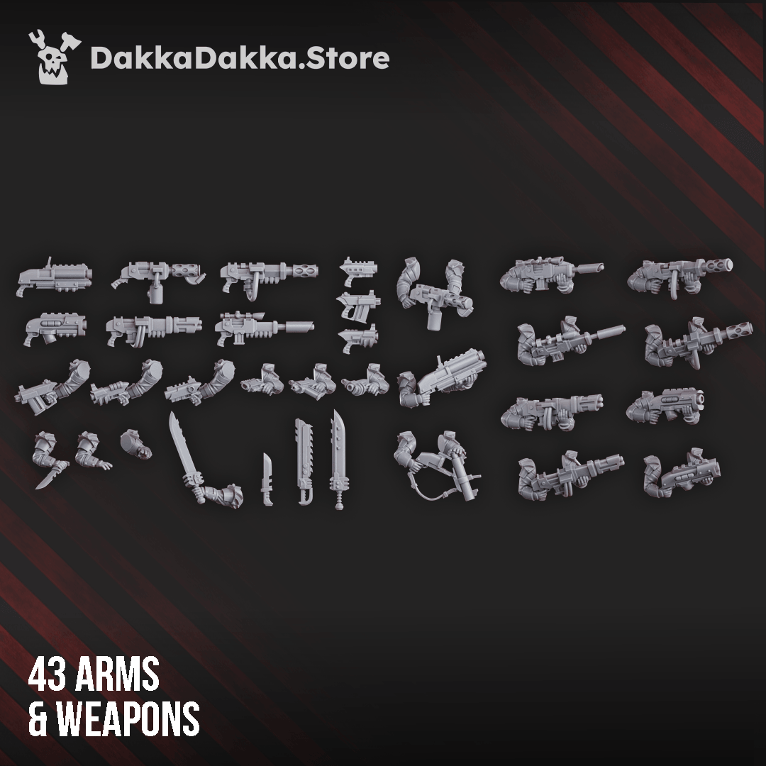 Phaeton Guard Special Forces Build Kit grimdark infantry squad