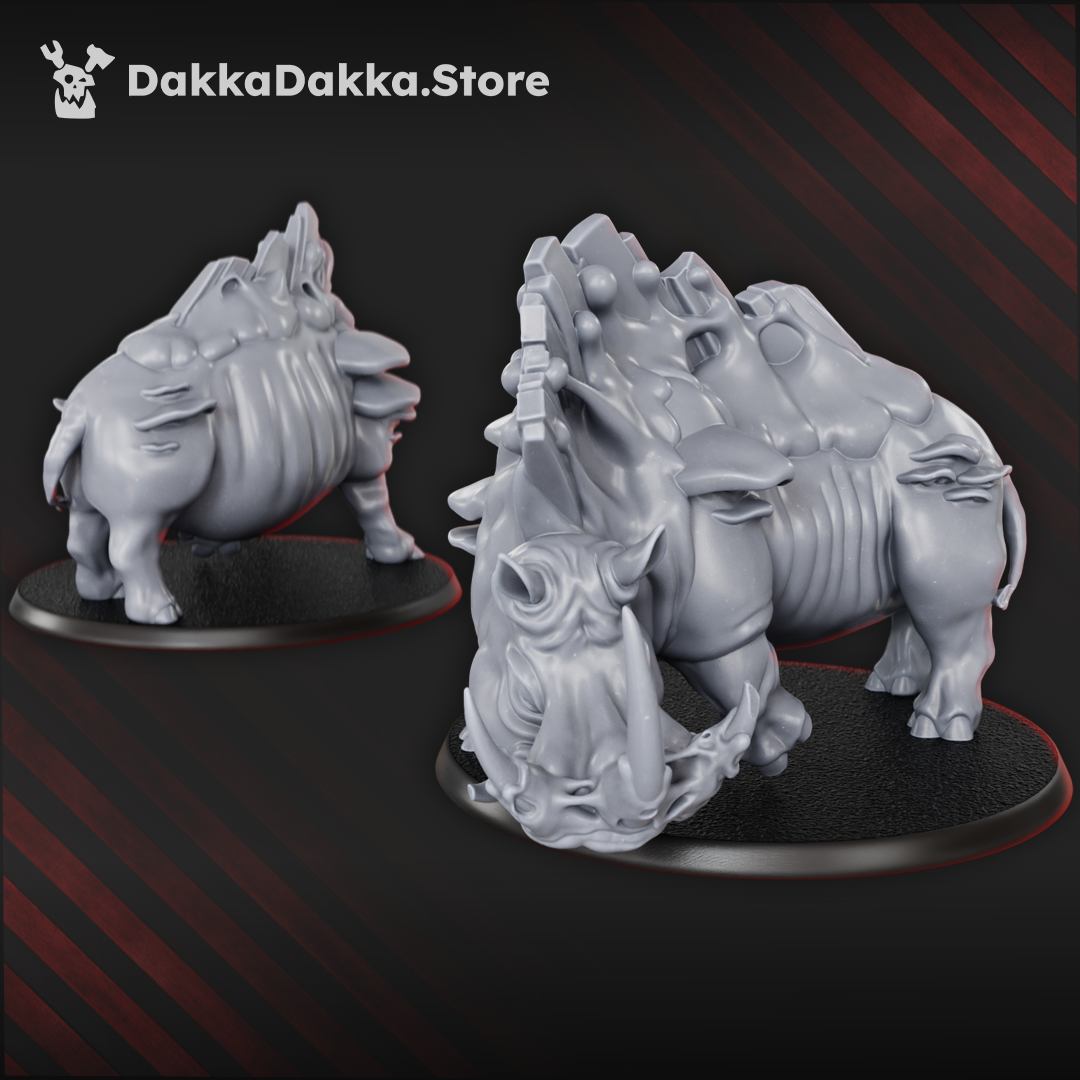 Infected Beasts Squad three diseased resin miniatures 41-61mm scale