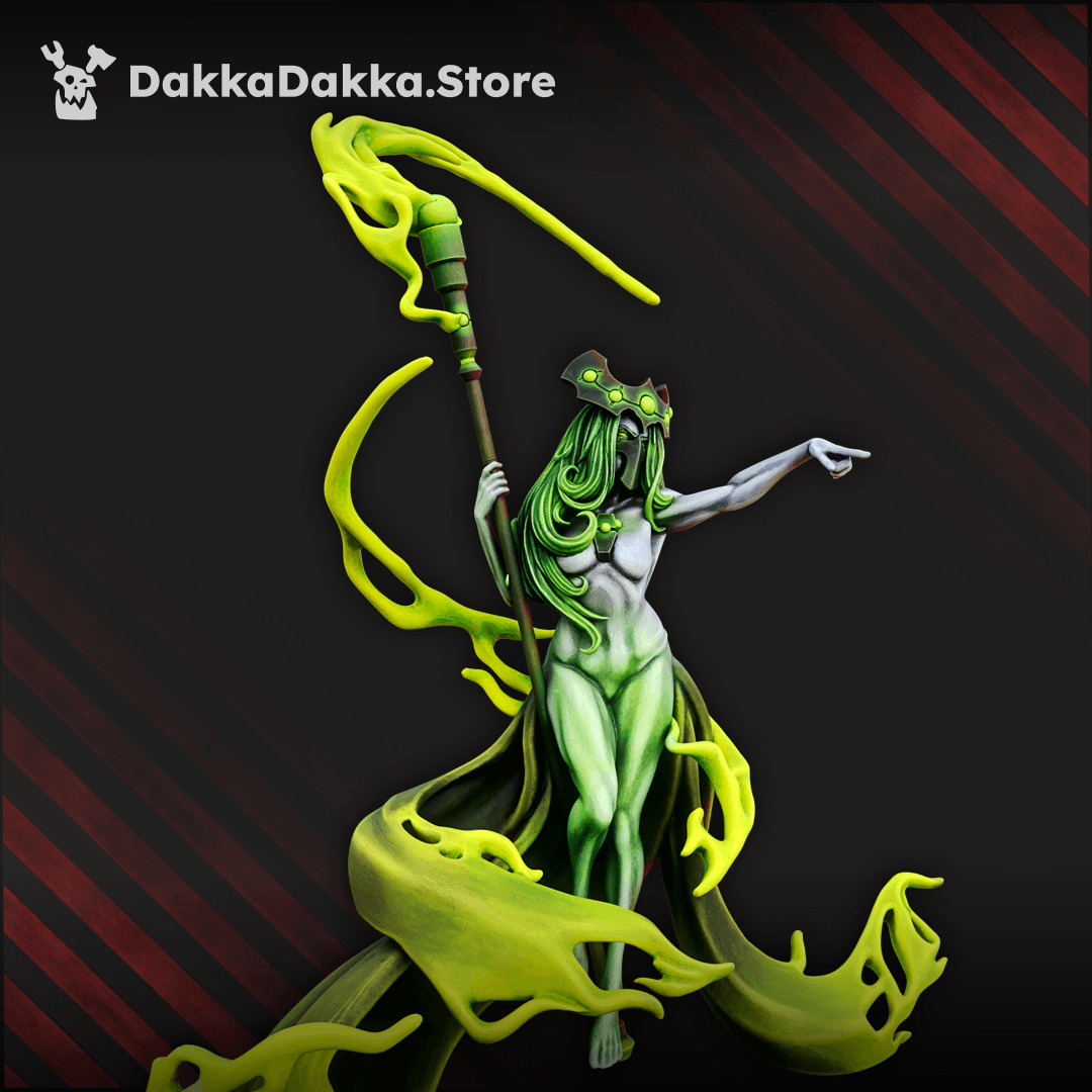 Shard of the Goddess floating energy-wreathed female entity miniature