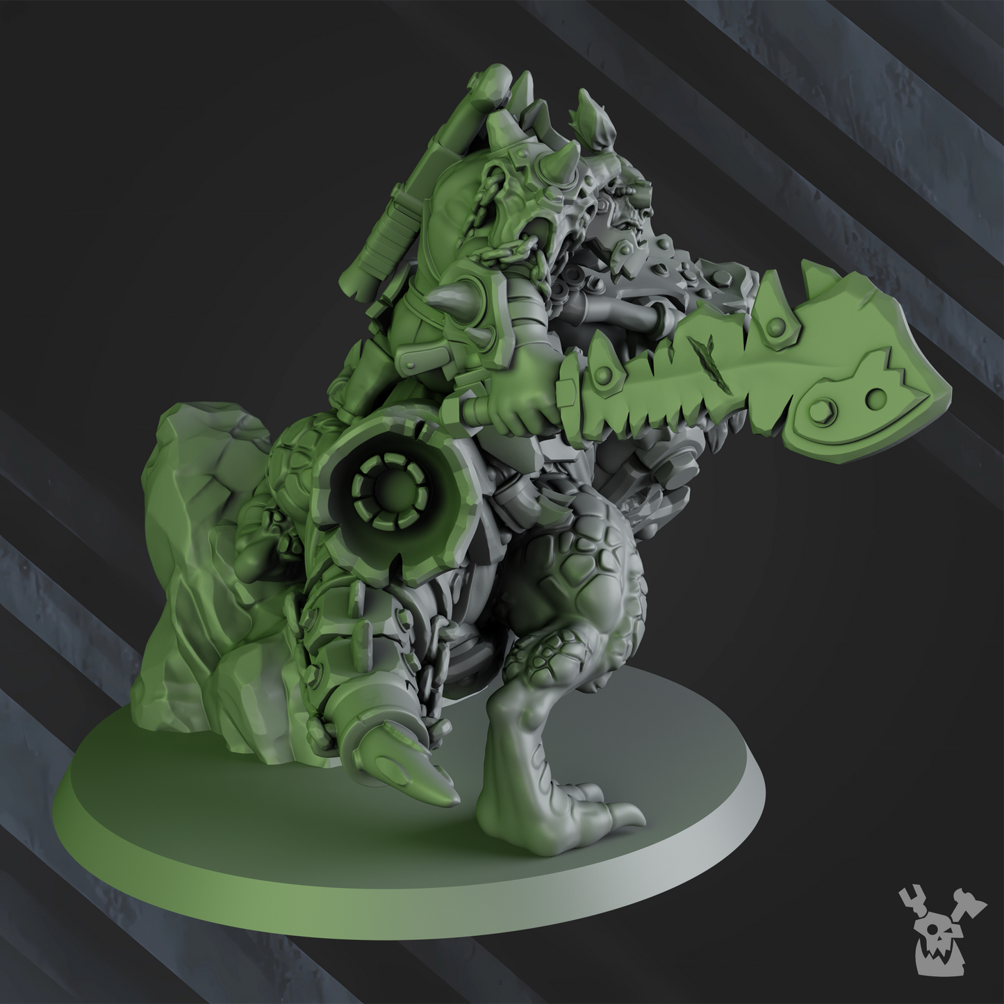 Arzott 'Da Toot on Supahog - Sci-Fi Wargaming Miniatures, 32mm Scale